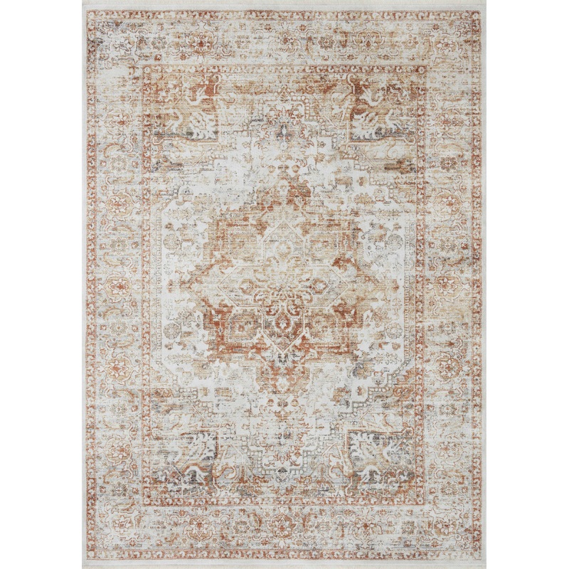 Loloi Bonney Rug | Ivory / Sunset