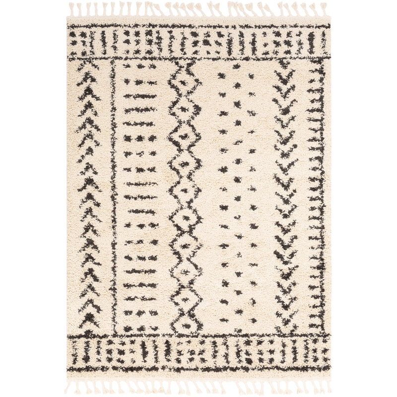 Berber Shag 23383 Machine Woven Synthetic Blend Indoor Area Rug by Surya Rugs