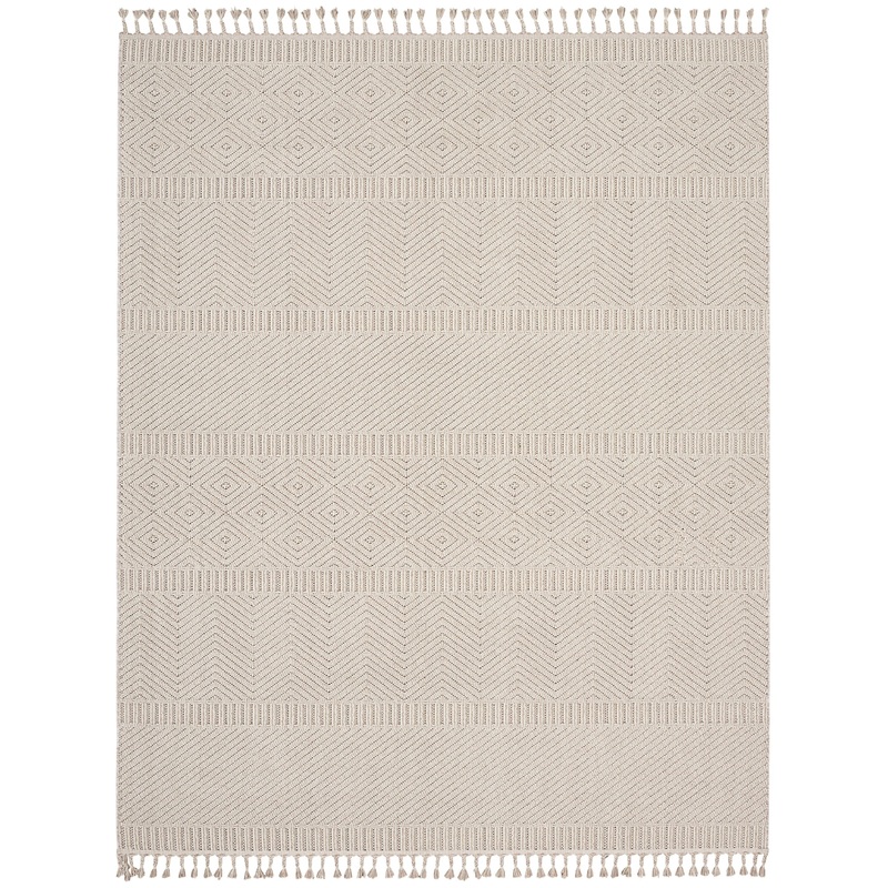Nourison Paxton 7’10” x 10’6″ Ivory Modern Indoor Rug