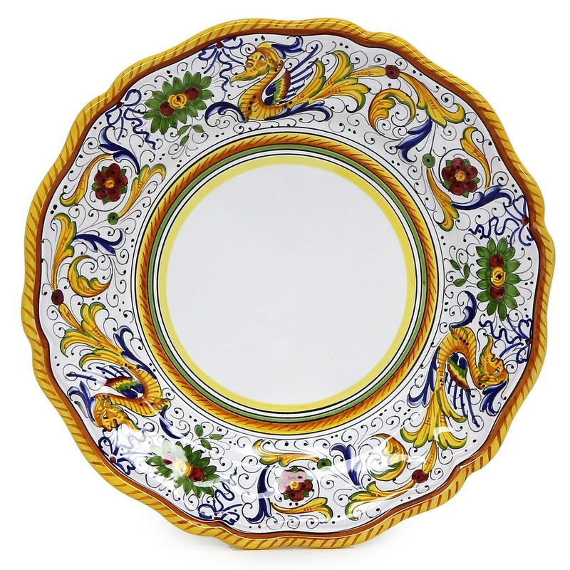 RAFFAELLESCO DELUXE: Dinner Plate – White Center
