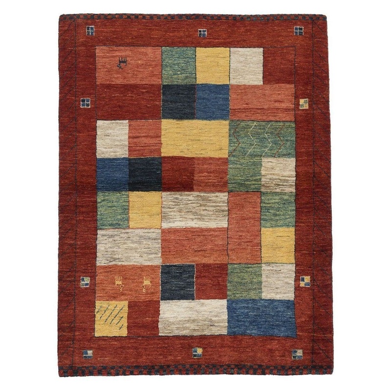 TUFENKIAN PERSIAN GABBEH TAJIK  3′ 7″ X 4′ 8″