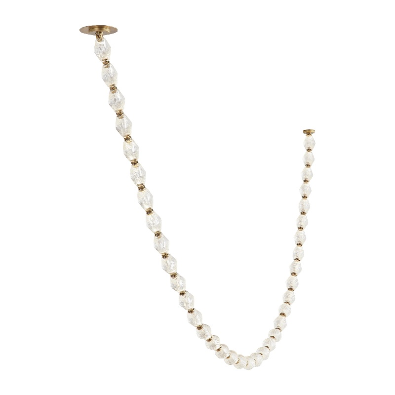 Visual Comfort 700CLR108 Collier 108 LED Chandelier with Remote Mount Driver, 3000K