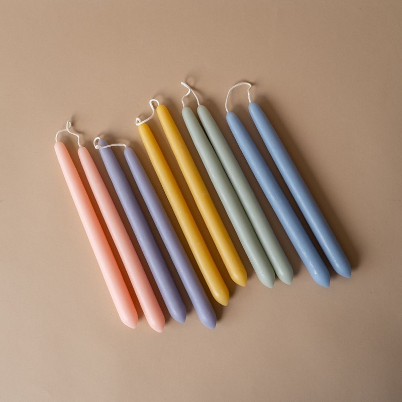 Classic Beeswax Taper Candles