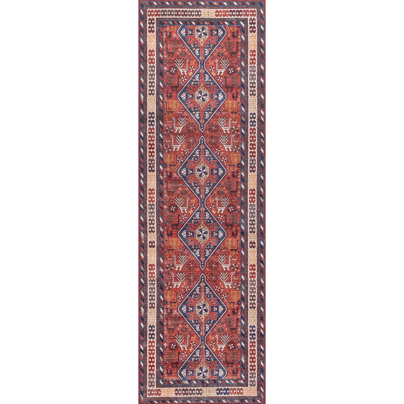 Davina Classic Washable Rug | Brick