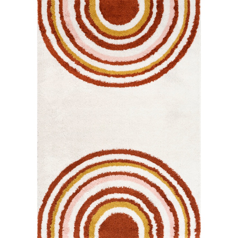 Michelle Shag Sunsets Rug | Orange