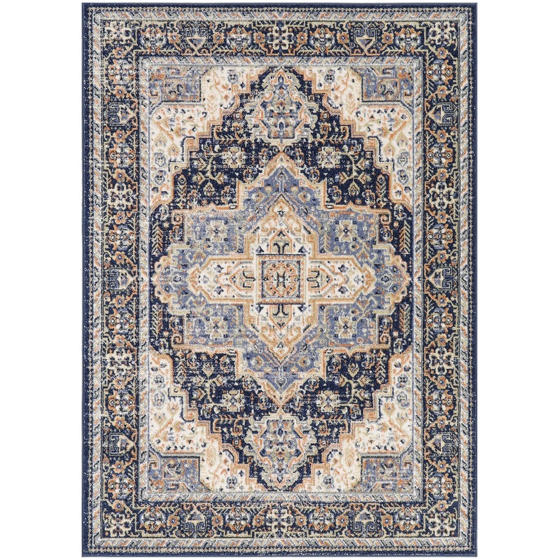 Nourison Essentials Persian Navy Vintage Rug