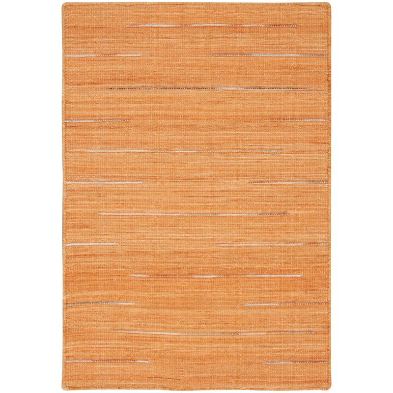 Nourison Interweave 2′ x 3′ Orange Modern Indoor Rug