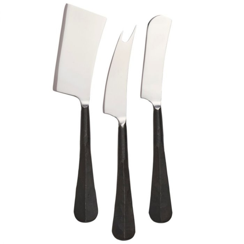 Woodbury Cheese Knife Set – Black