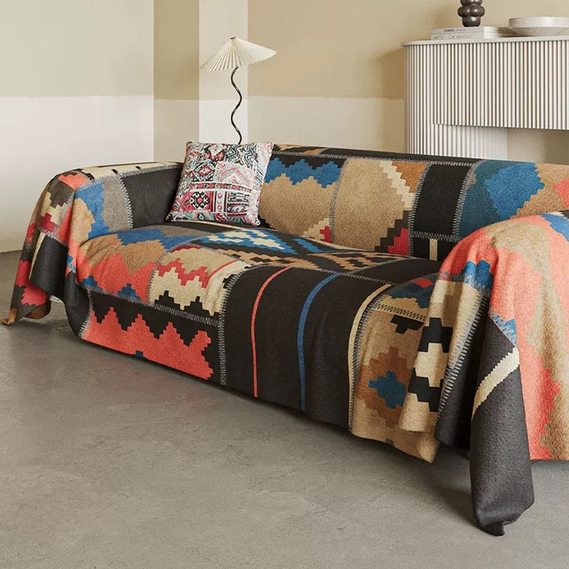 Southwestern Patchwork Sofa/Couch Cover