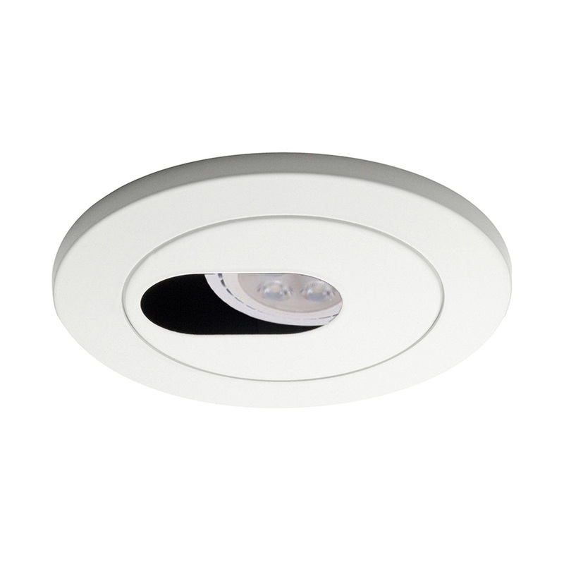 4 Inch Low Voltage Die-Cast Adjustable Slotted LED Recessed Trim