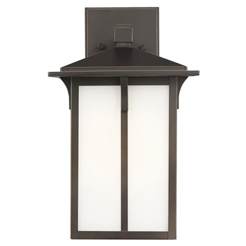 Generation 8652701EN3 Tomek 1-lt 8″ LED Outdoor Wall Lantern