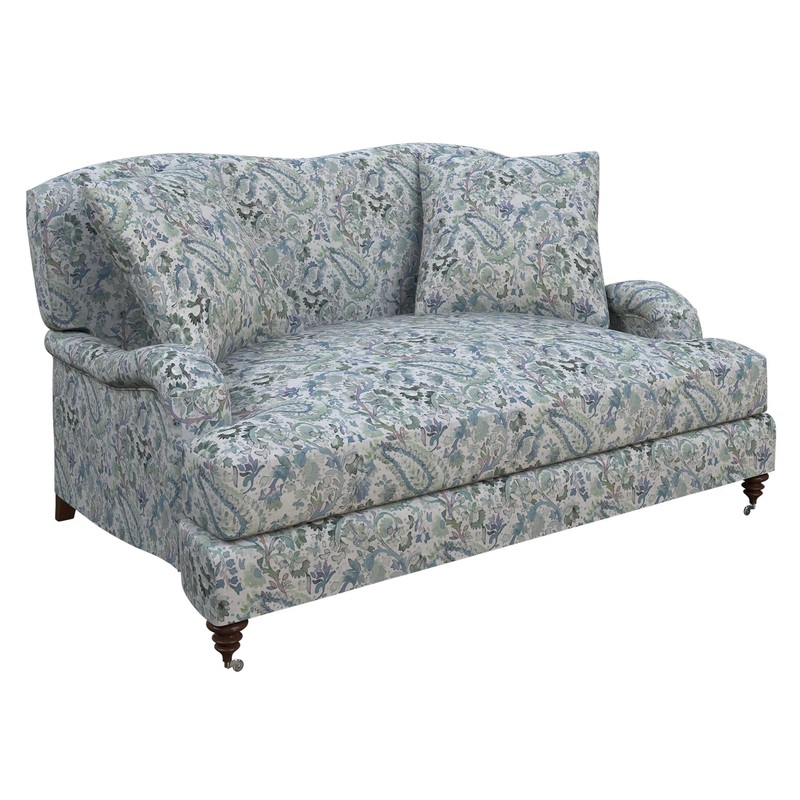 Litchfield Loveseat | Ines Linen Blue