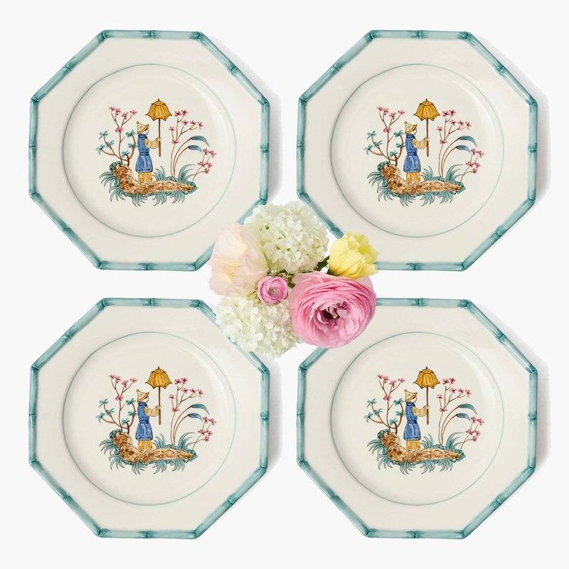 Patricia Bamboo Dinner Plates (Set of 4)