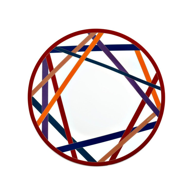 Charger Plate NASTRI  Multicolor diam. 12.5″