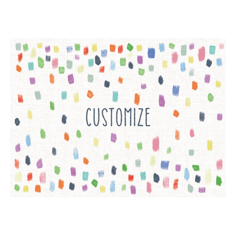 Custom Love Confetti Placemat