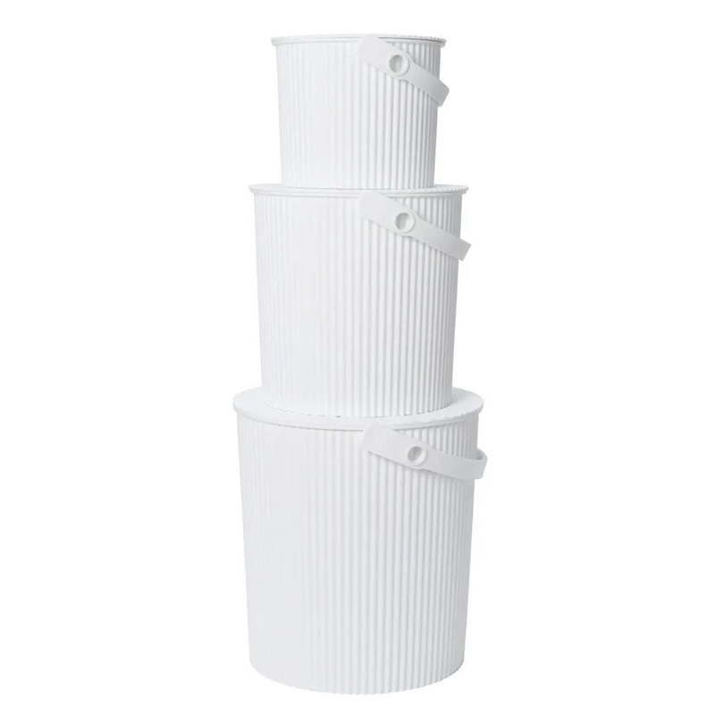 Hachiman Buckets White