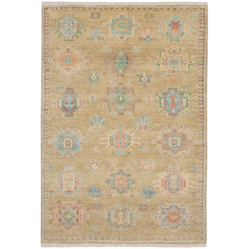 Nourison Odessa 5’6″ x 8′ Sage Vintage Indoor Rug