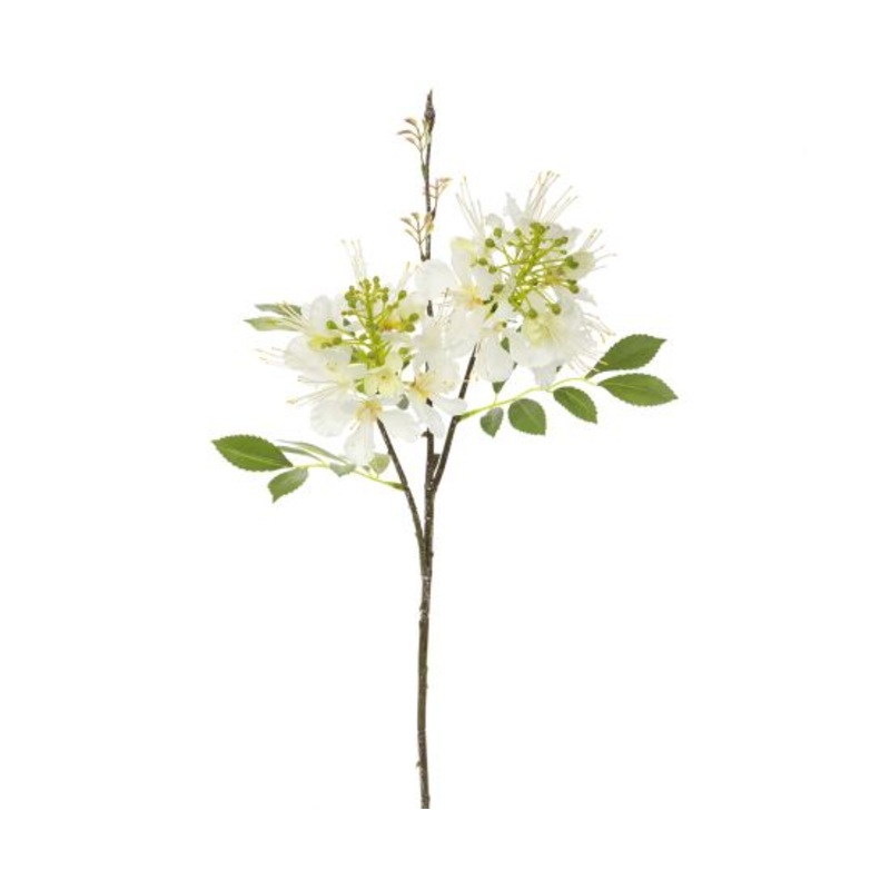 26″ Paradise Flower Stem  White
