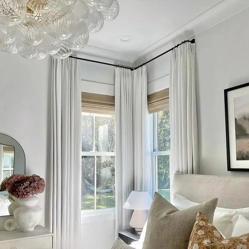 Patti Premium Belgian Linen Curtain Pleated