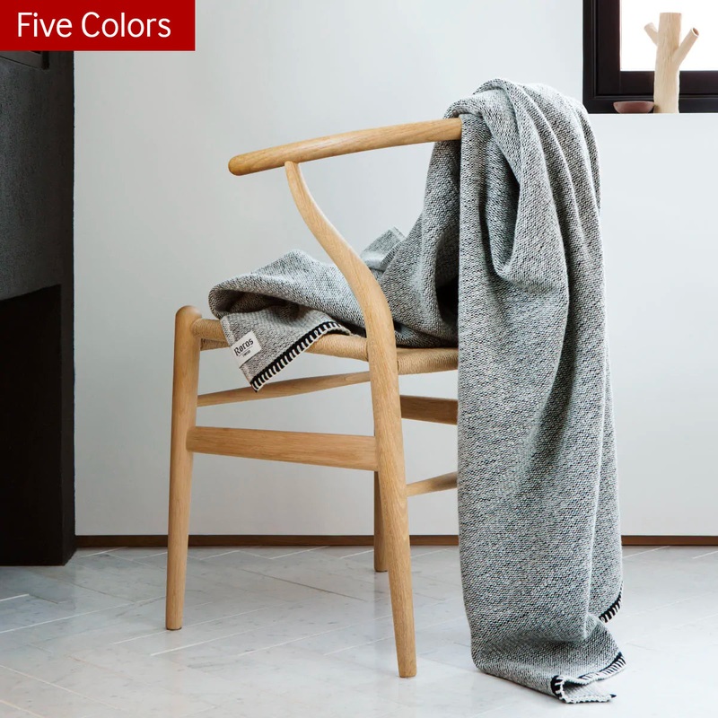 Picnic Norwegian Wool Blanket, Five Color Variants