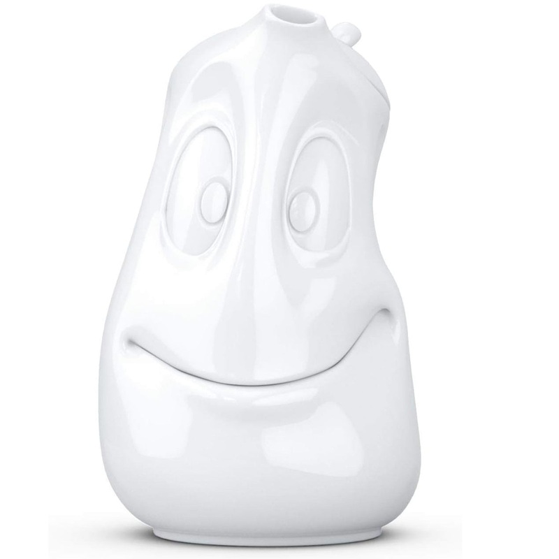 Porcelain Teapot with Lid Good Mood Face