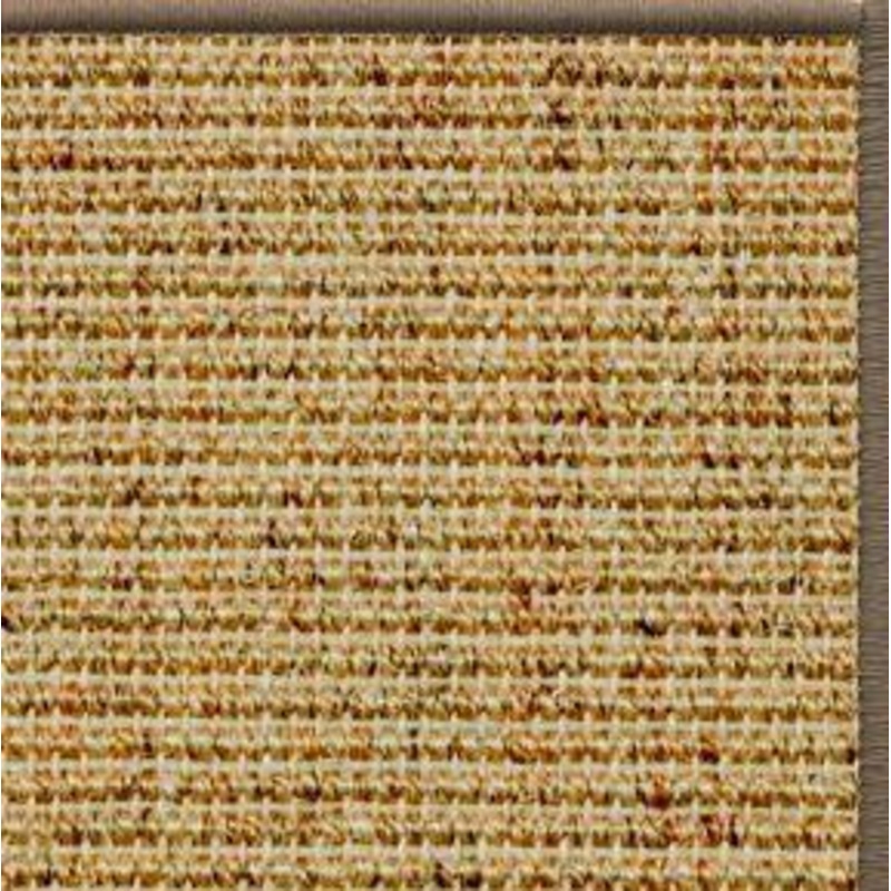Spice Sisal Rug with Serged Border (Color 518)