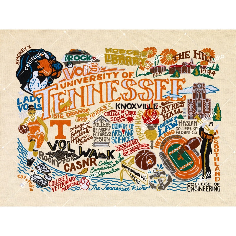 Tennessee, University of Collegiate Fine Art Print