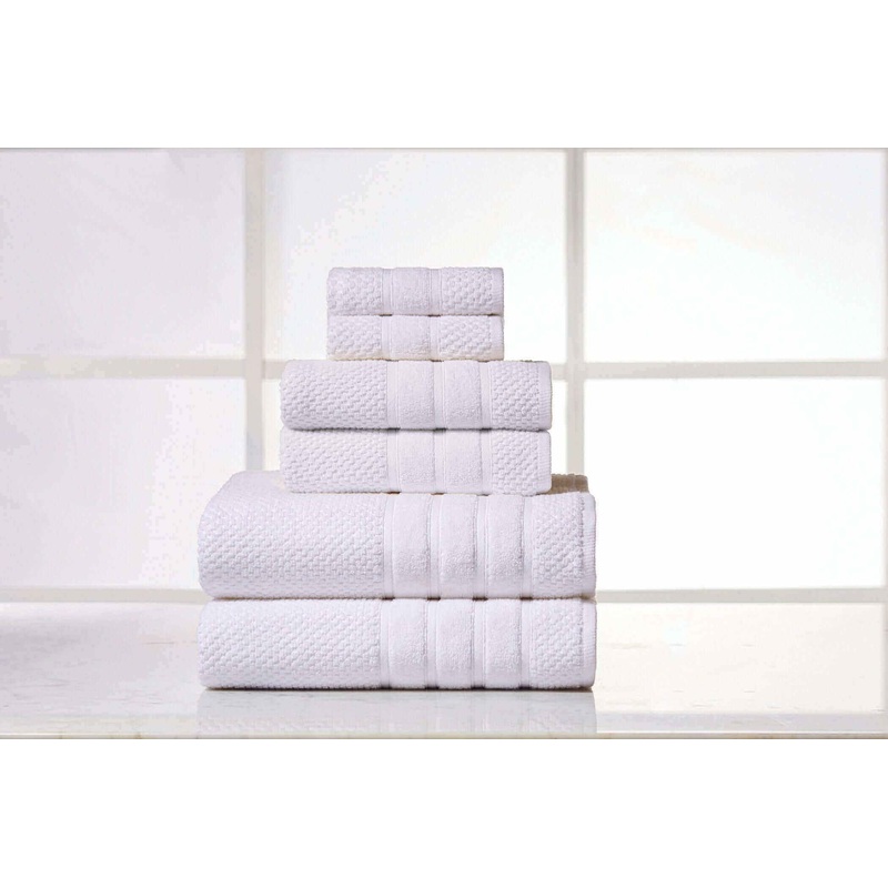 Egyptian Cotton Bath Towel Set 6PC