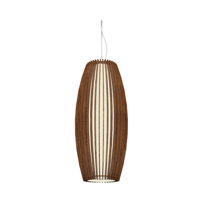 Stecche Di Legno Barrel Pendant Light