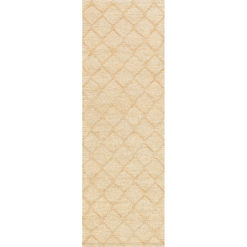Tiles Handwoven Jute Rug | Ivory