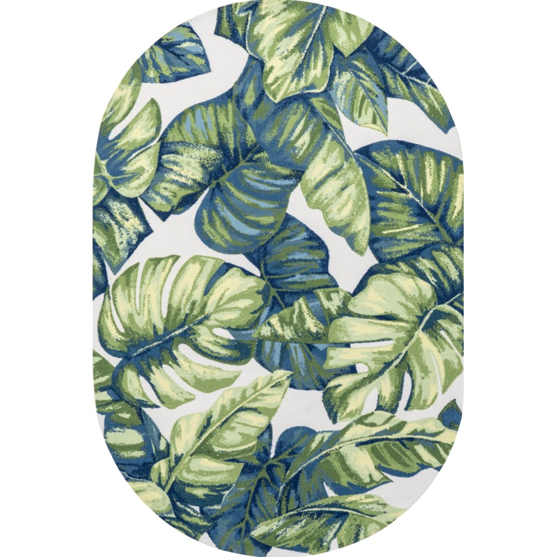 Tropical Foliage Indoor/Outdoor Rug | Green Multicolor
