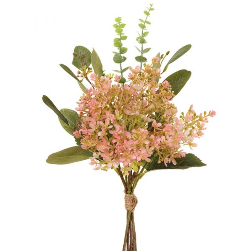 19″ Wild Hydrangea/Eucalyptus Bouquet