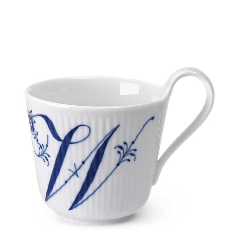 Alphabet High Handled Mug, 11 oz. – W