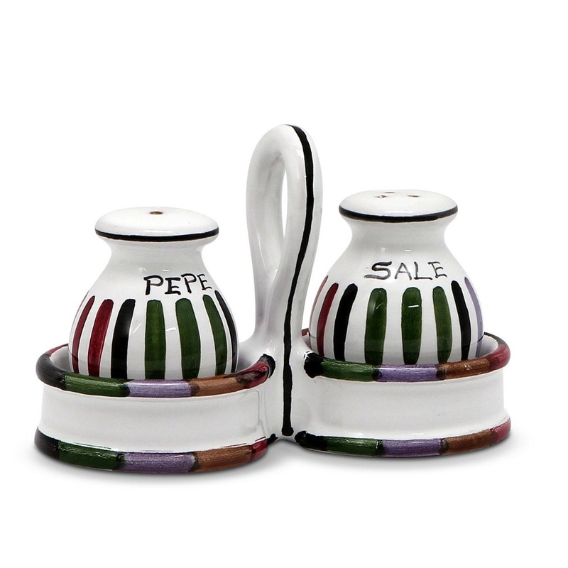 CIRCO: Salt and Pepper cruet set with caddy [R]