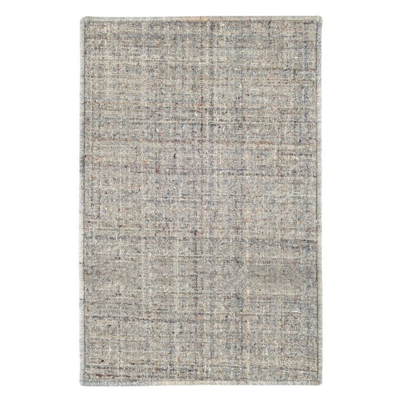 Harris Hand Micro Hooked Wool Custom Rug | Blue/Brown