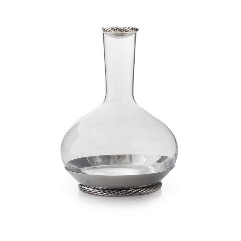 Michael Aram Twist Carafe with Coaster & Stopper