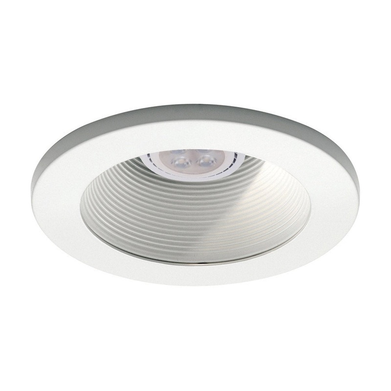 4 Inch Low Voltage Die-Cast Adjustable Step Baffle LED Recessed Trim