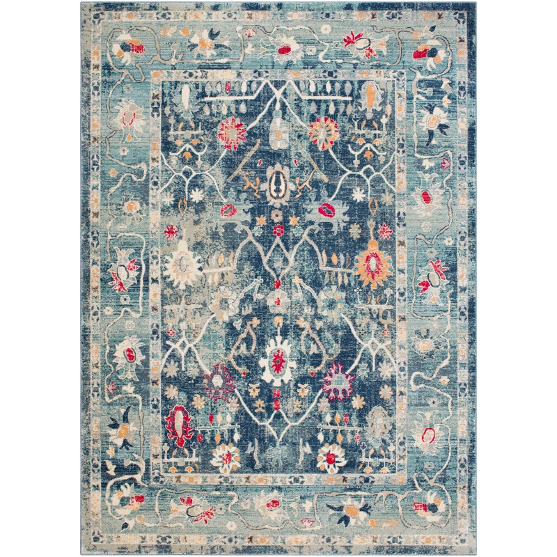 Bohemian 22494 Machine Woven Synthetic Blend Indoor Area Rug by Surya Rugs