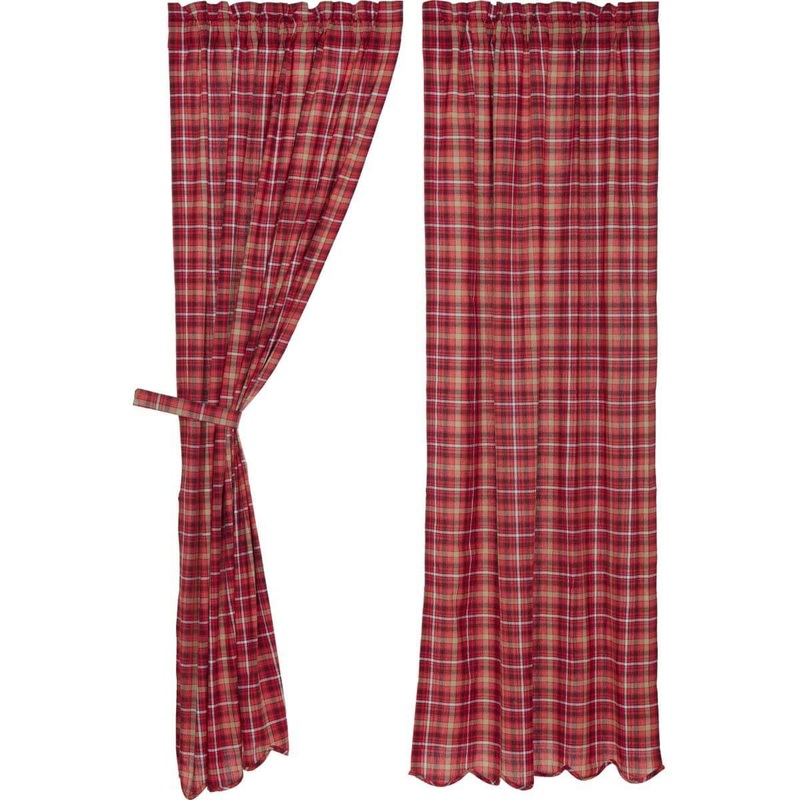 Braxton Scalloped Panel Set of 2 84×40