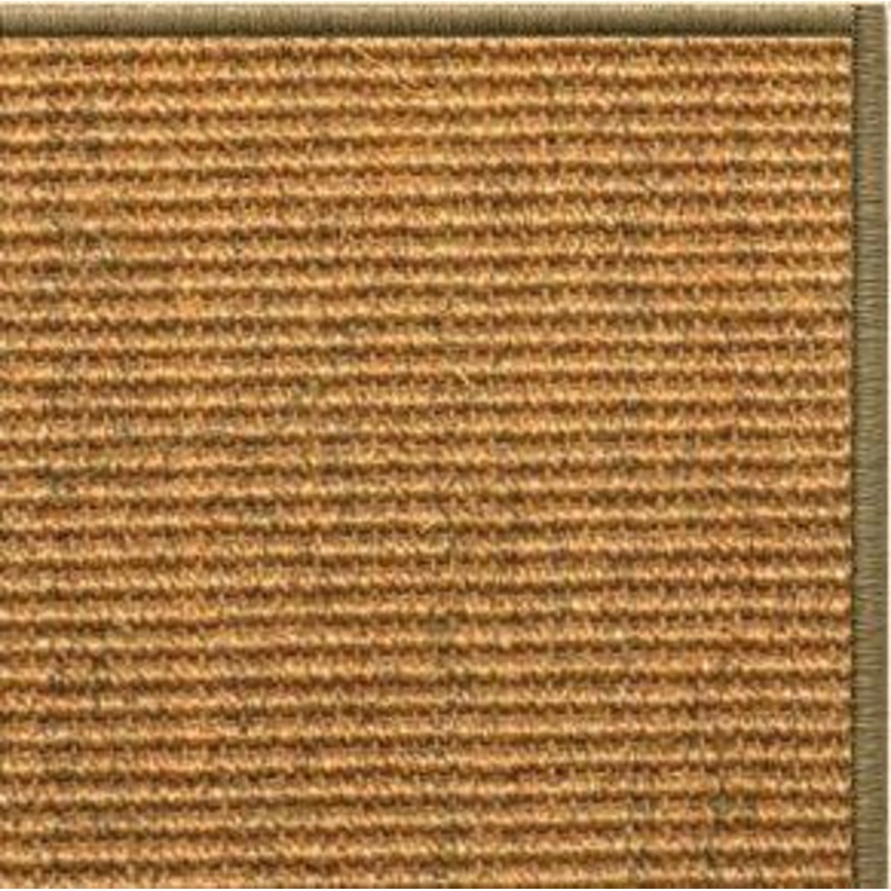 Cognac Sisal Rug with Serged Border (Color 29950)