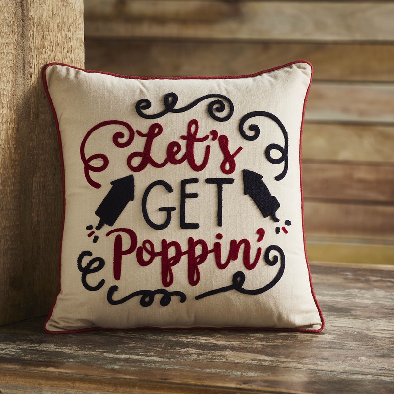 Let’s Get Poppin Pillow 18×18
