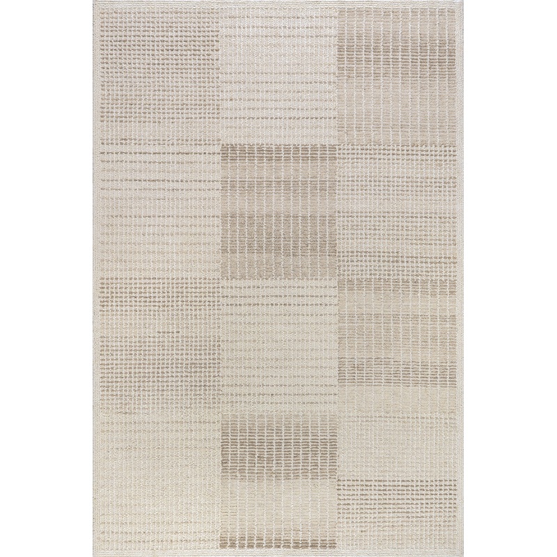 Montecito Tiled Wool Rug | Ivory