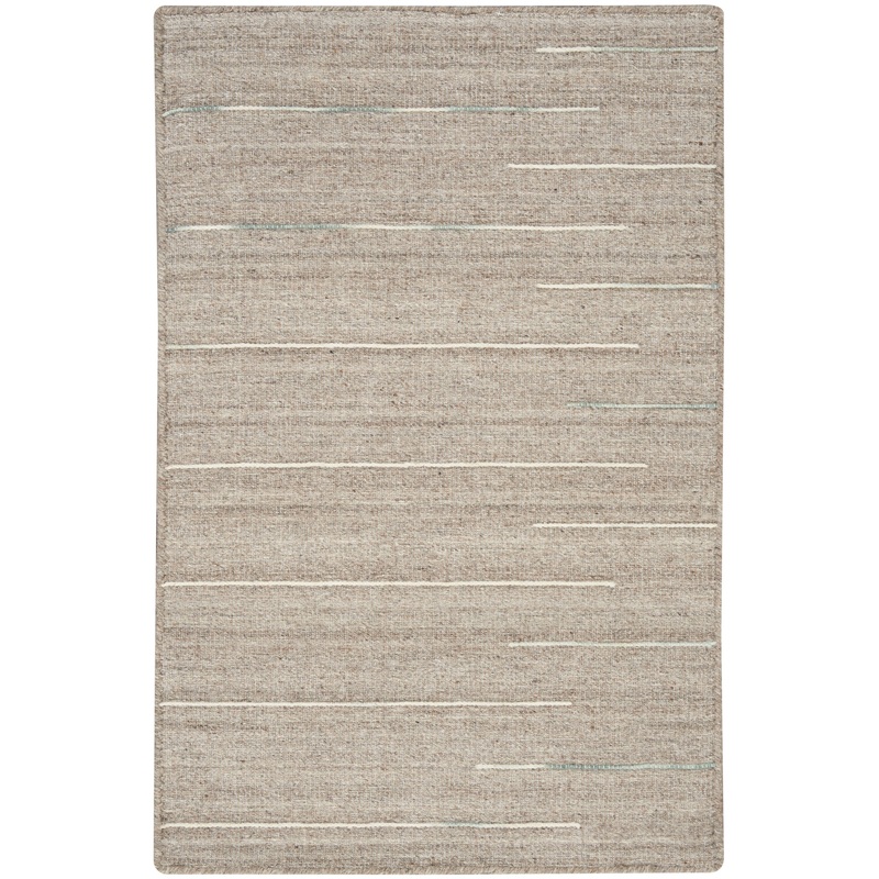 Nourison Interweave 2′ x 3′ Grey Modern Indoor Rug