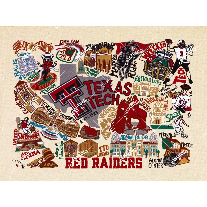 Texas Tech University Collegiate Fine Art Print
