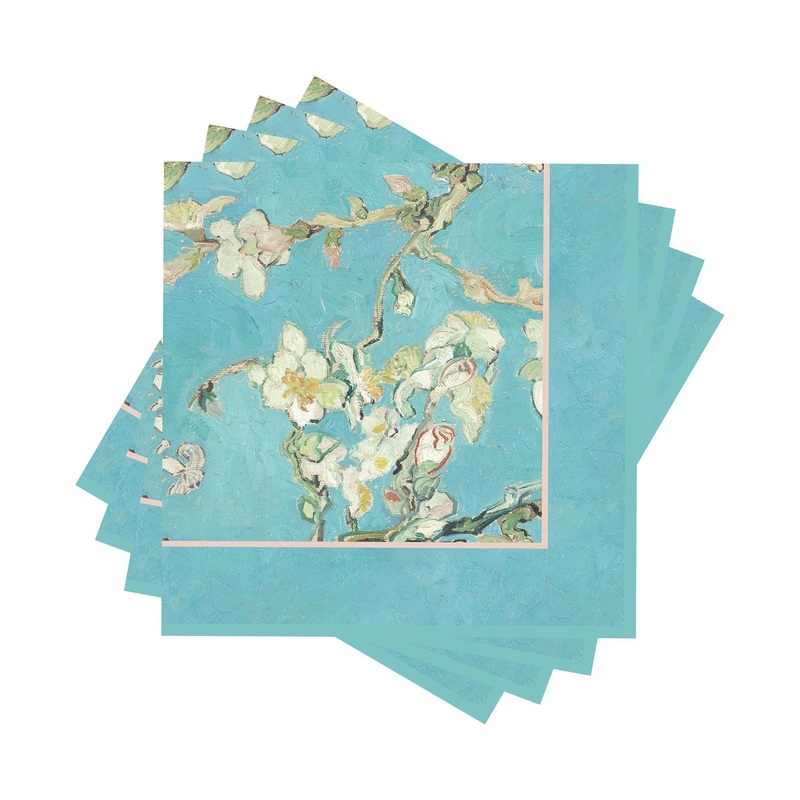 Beverage Napkins – van Gogh Almond Blossom