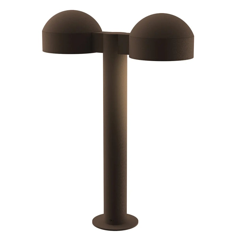 Sonneman 7306 Reals 18″ Tall LED Double Bollard – Dome Cap / Lens
