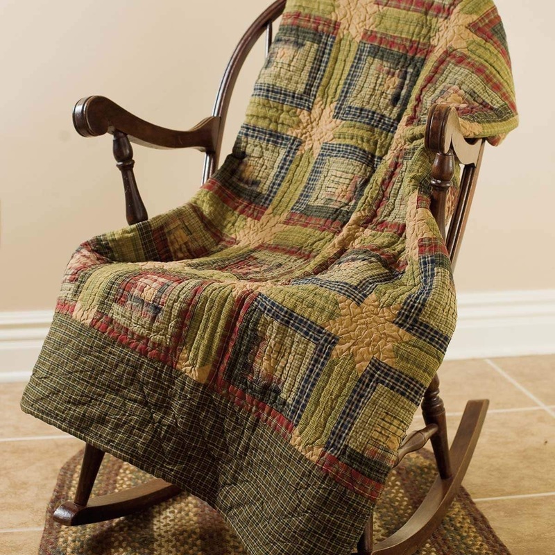 Tea Cabin Throw Quilted 60×50