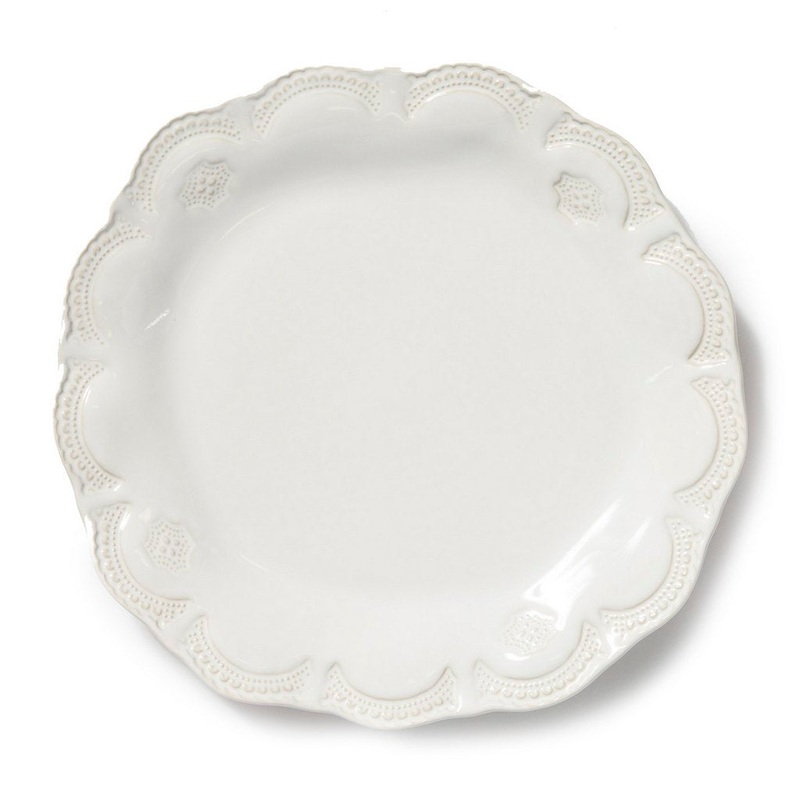 VIETRI: Incanto Stone White Lace Dinner Plate