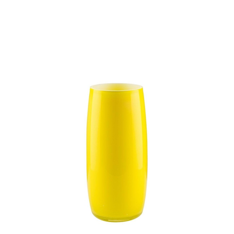 Z1872 Vase Opal/Lemon Yellow