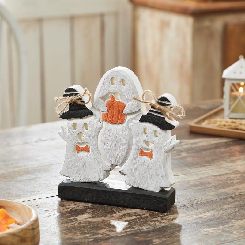 Halloween Haunting Wooden Ghouls 8.5×7.5×2